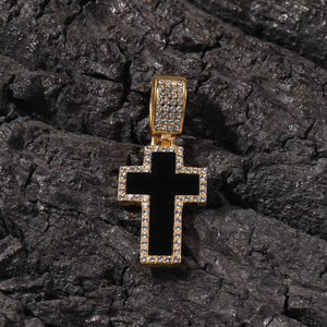 Noir Cross Necklace