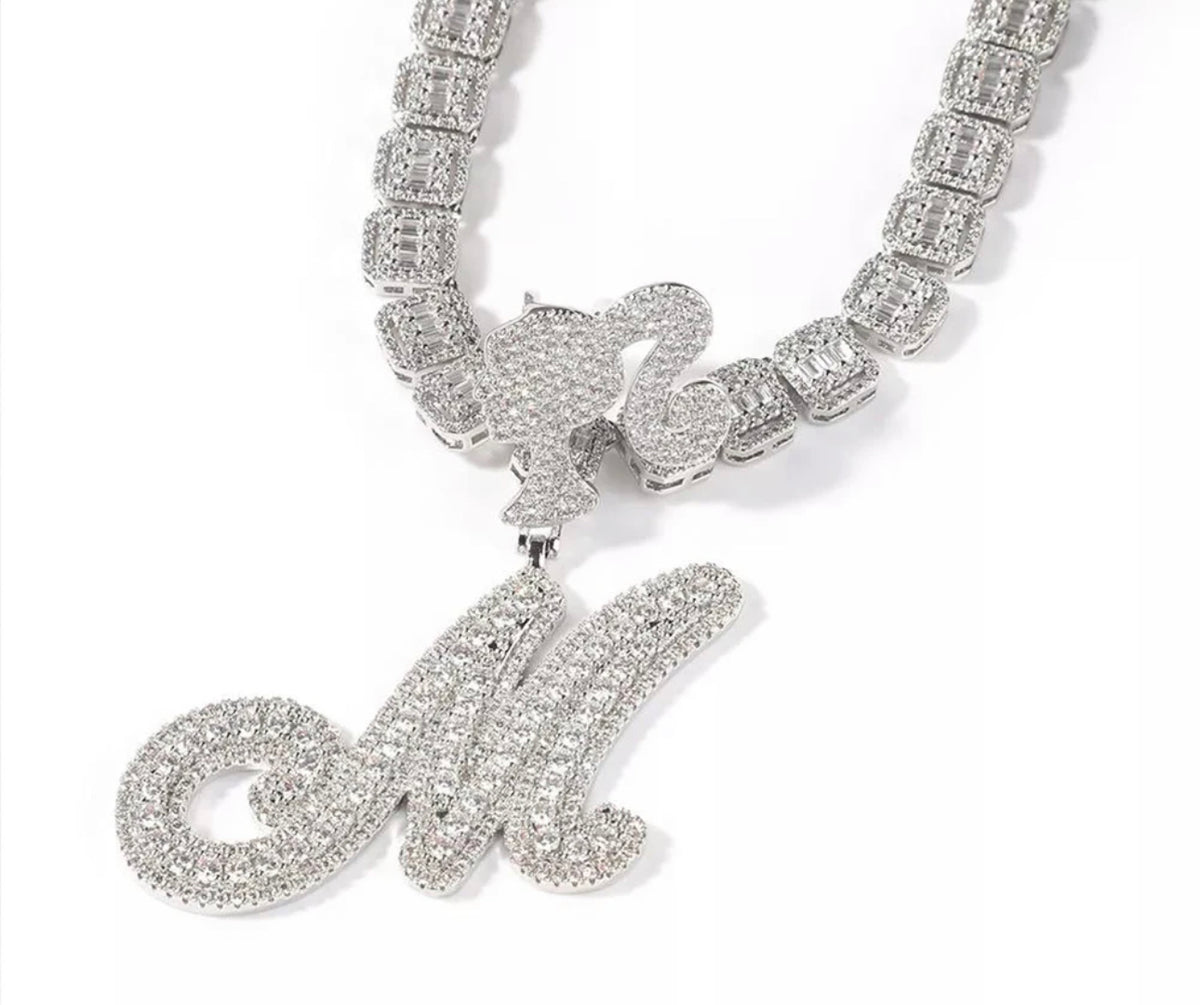 PINK FASHIONISTA CUSTOM NECKLACE