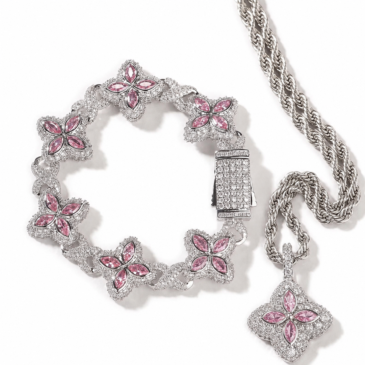 Opulent Bloom Necklace Set