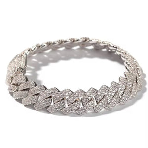 Alpha Cuban link Bracelet
