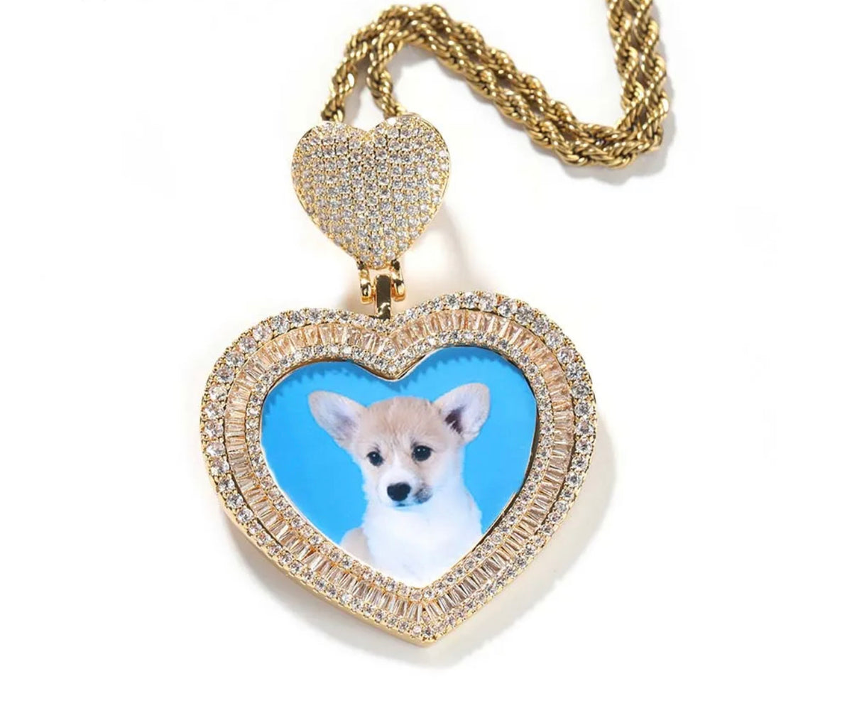 TREASURED LOVE PHOTO PENDANT NECKLACE