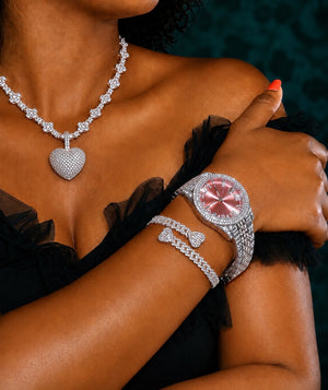 Enchanting Heart Necklace Set