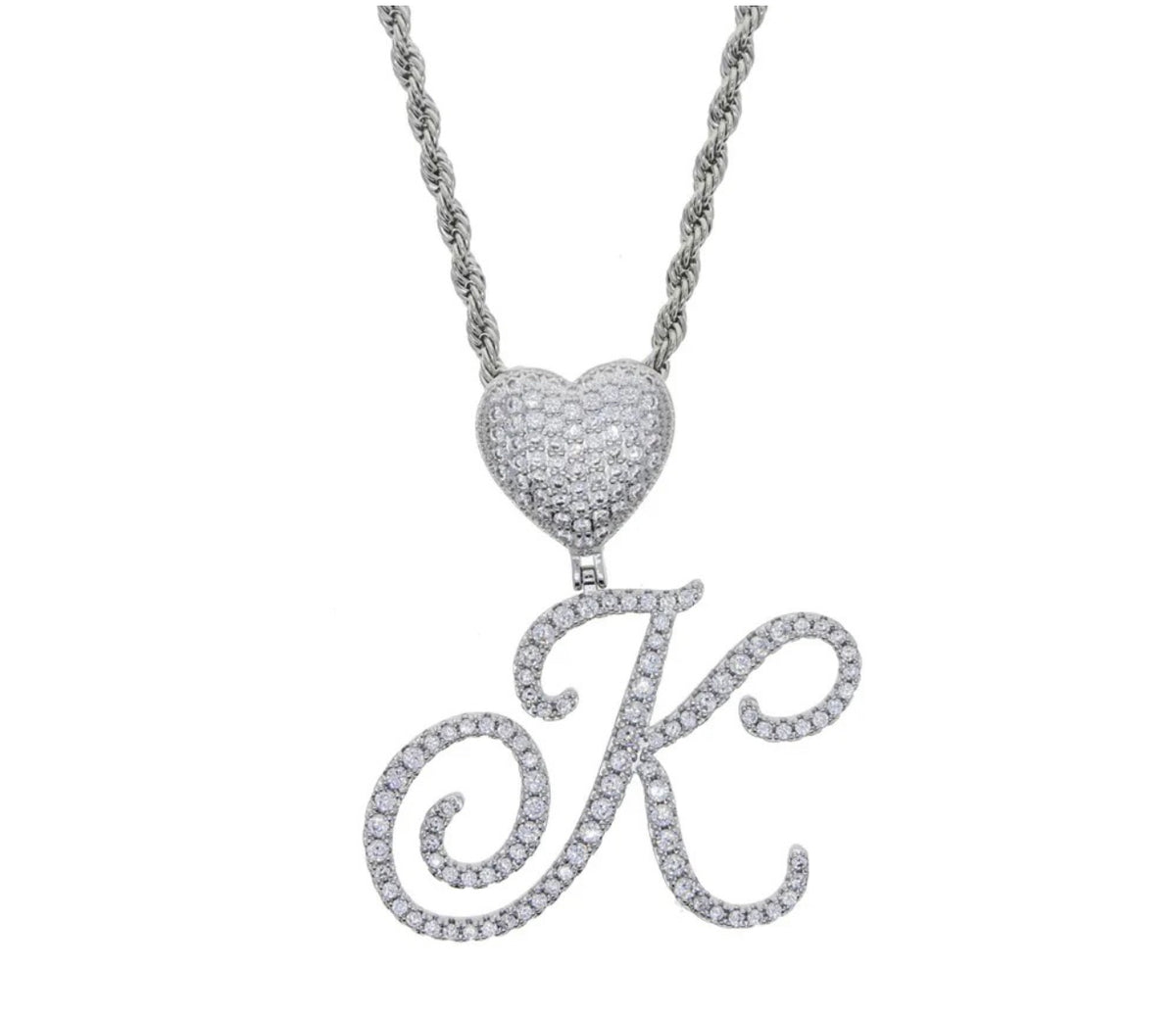 MONOGRAMED INITIAL CHARM NECKLACE