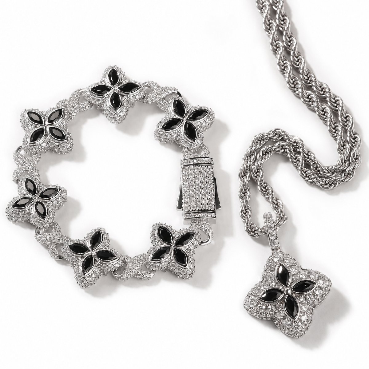 Opulent Bloom Necklace Set