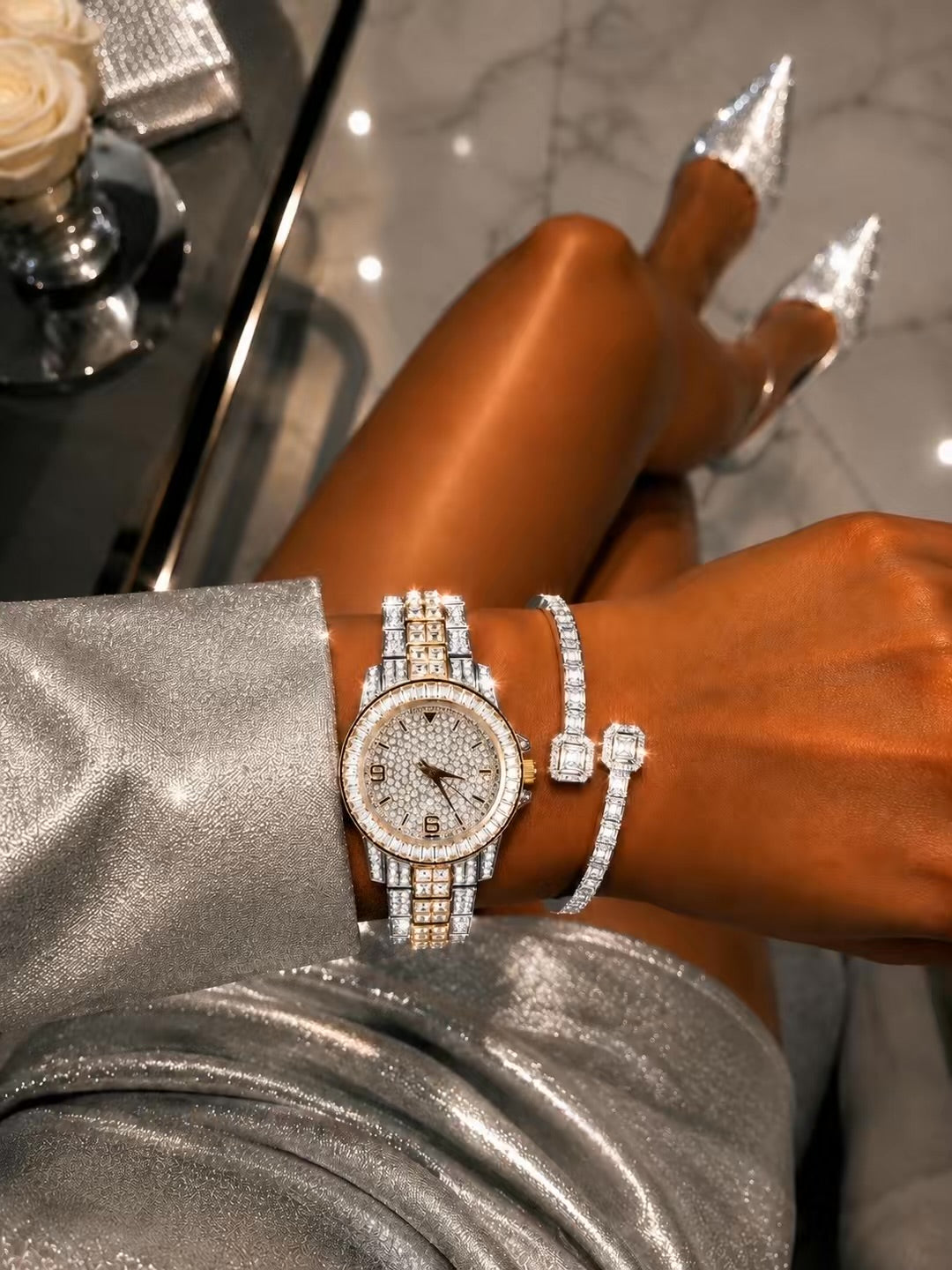 Crystal Luxe Watch Set