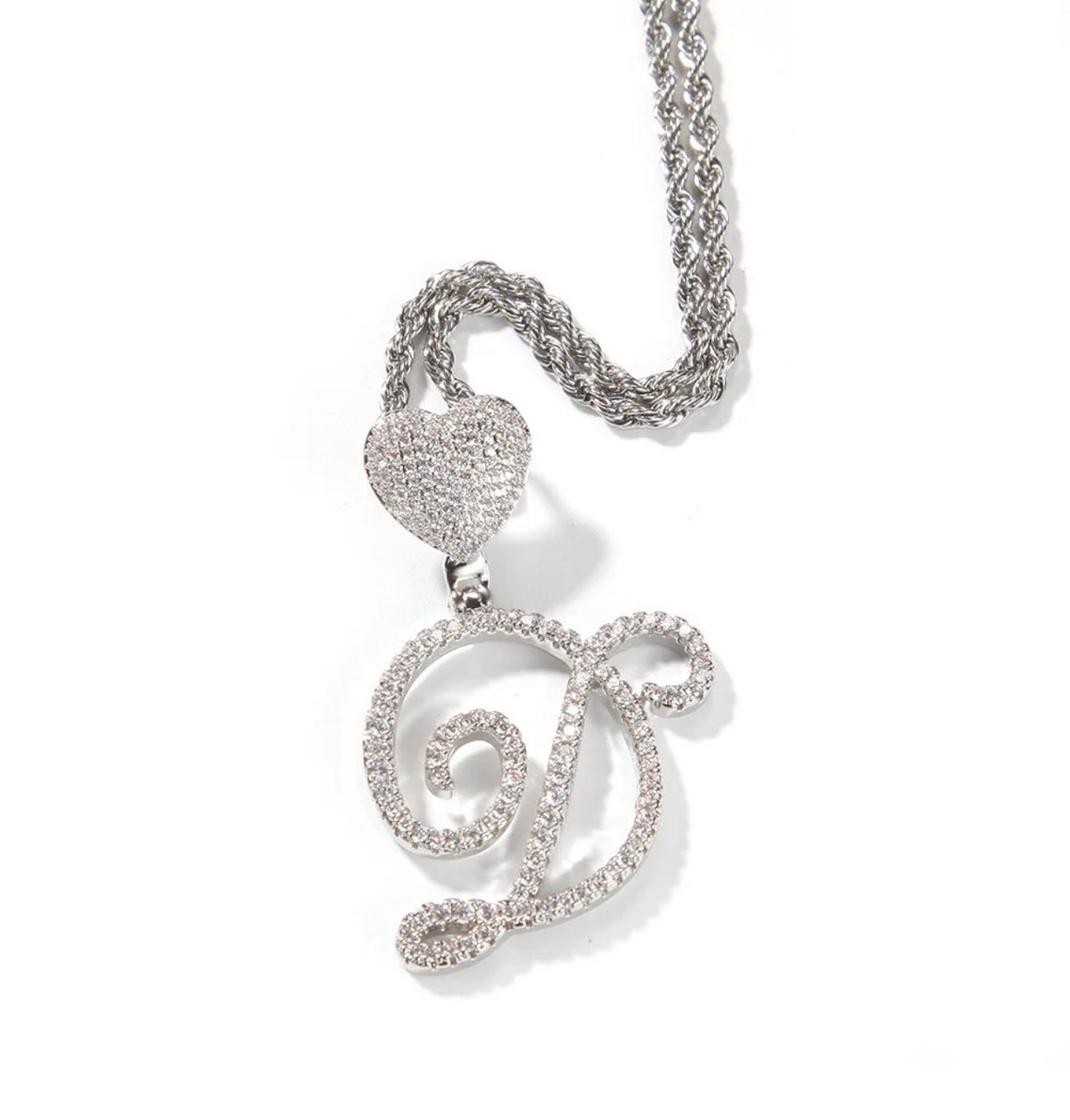 MONOGRAMED INITIAL CHARM NECKLACE