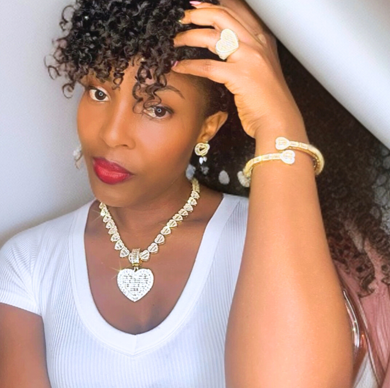 GOLD MILLIONAIRE NECKLACE SET