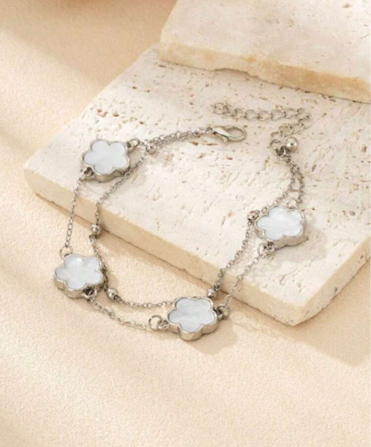 CLOVER LAYERED ANKLET