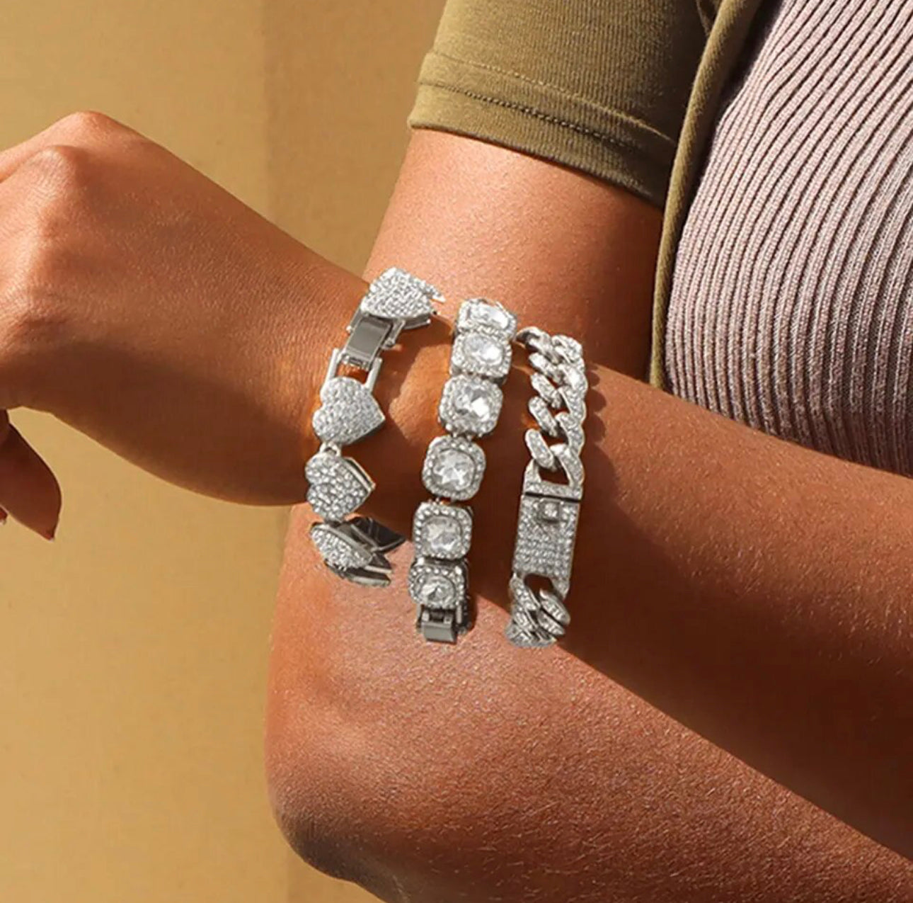 CRYSTAL CASCADE BRACELET