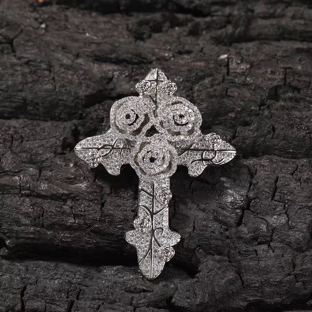 Blooming Faith Cross Necklace