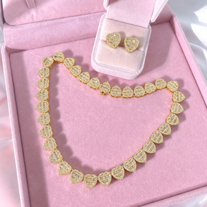 HEART STRINGS NECKLACE SET