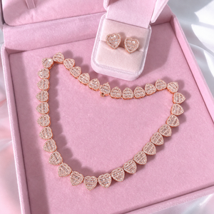HEART STRINGS NECKLACE SET