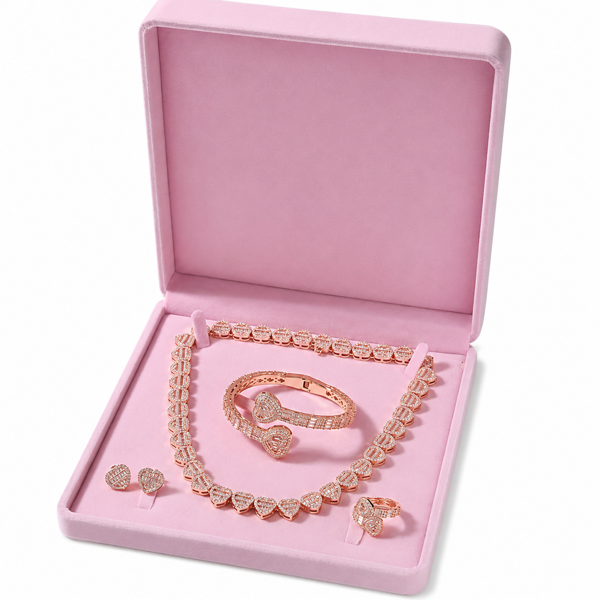 HEART STRINGS NECKLACE SET