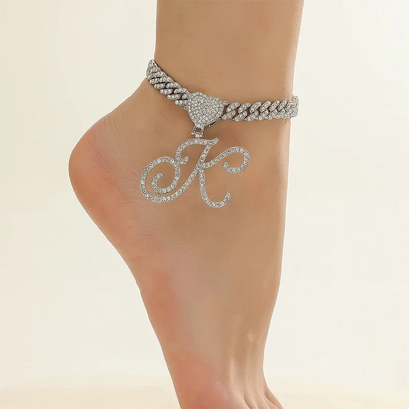INITIAL ELEGANCE ANKLET