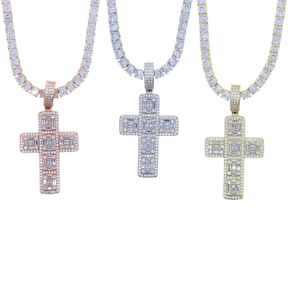SERENITY CROSS PENDANT NECKLACE