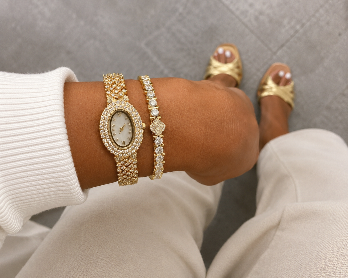 Celeste Sparkle Watch Set