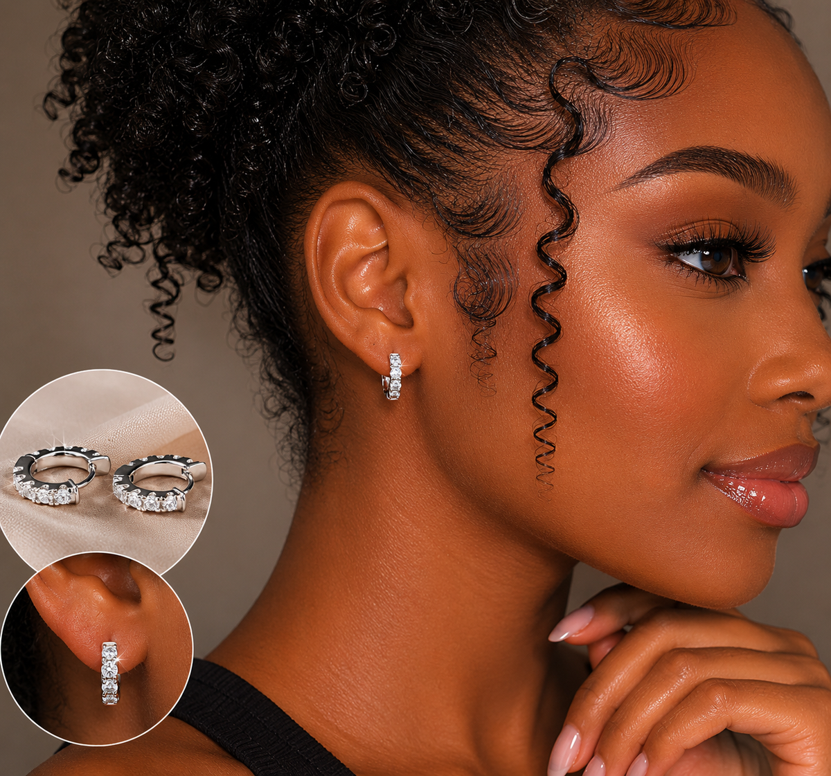 Huggie Hoop Earrings
