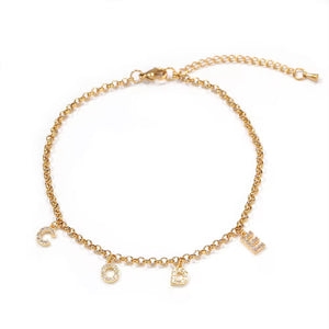 Cherished Custom Name Anklet