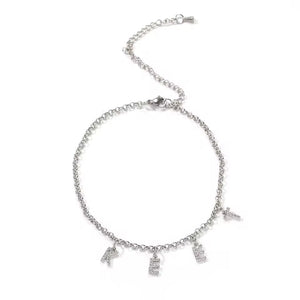 Cherished Custom Name Anklet