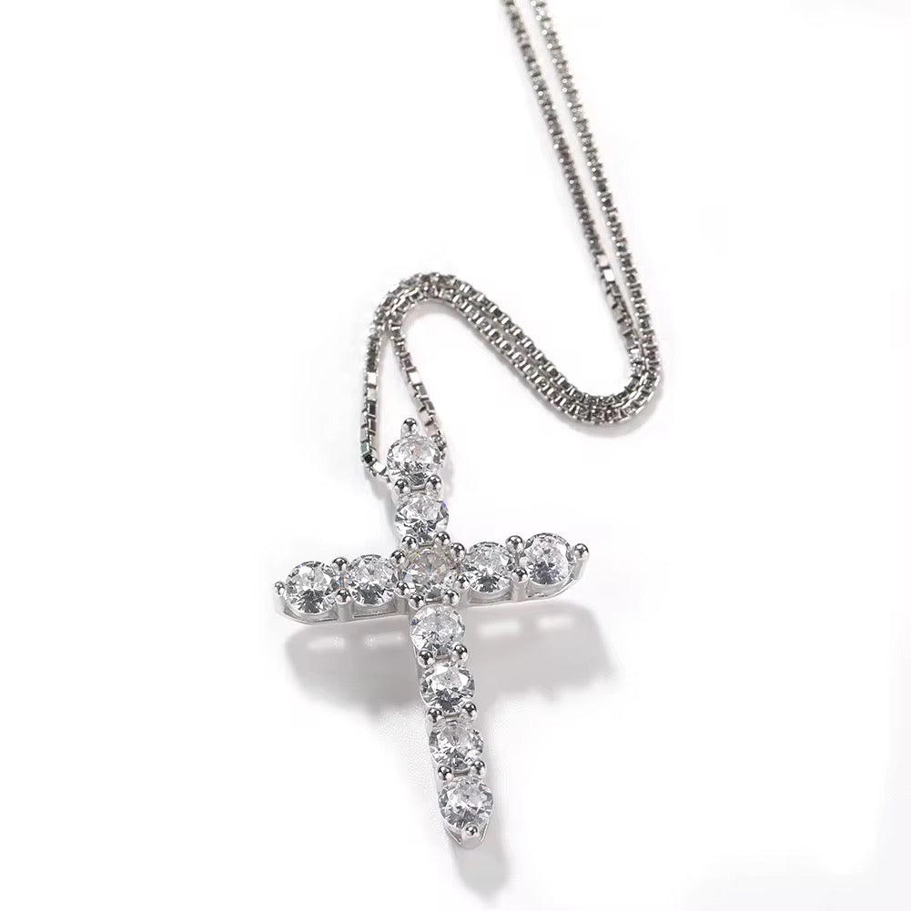 925 Radiant Faith Cross Necklace