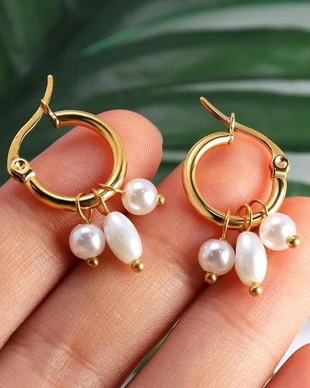 HAWAIIAN HOOP EARRINGS