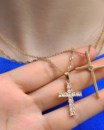 VICTORY CROSS NECKLACE