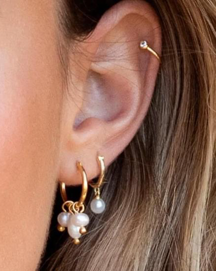 HAWAIIAN HOOP EARRINGS