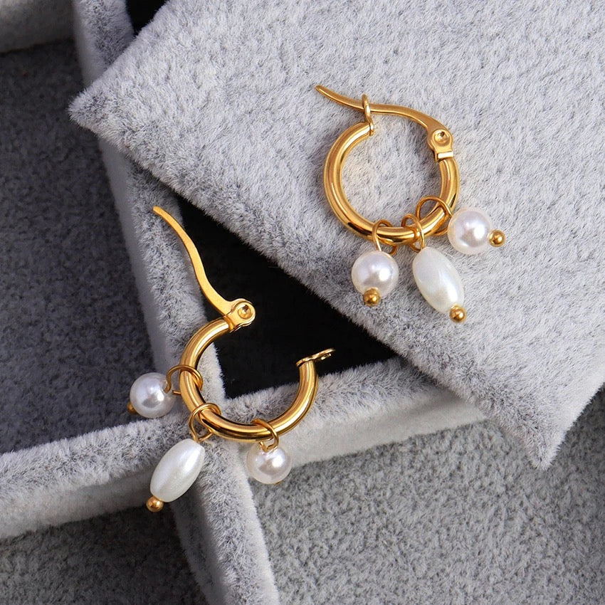 HAWAIIAN HOOP EARRINGS