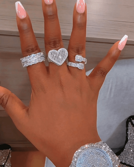 ADORN DOUBLE BAND RING